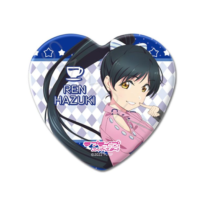 ラブライブ！スーパースター!!』 ハート型缶バッジ ZE(葉月恋