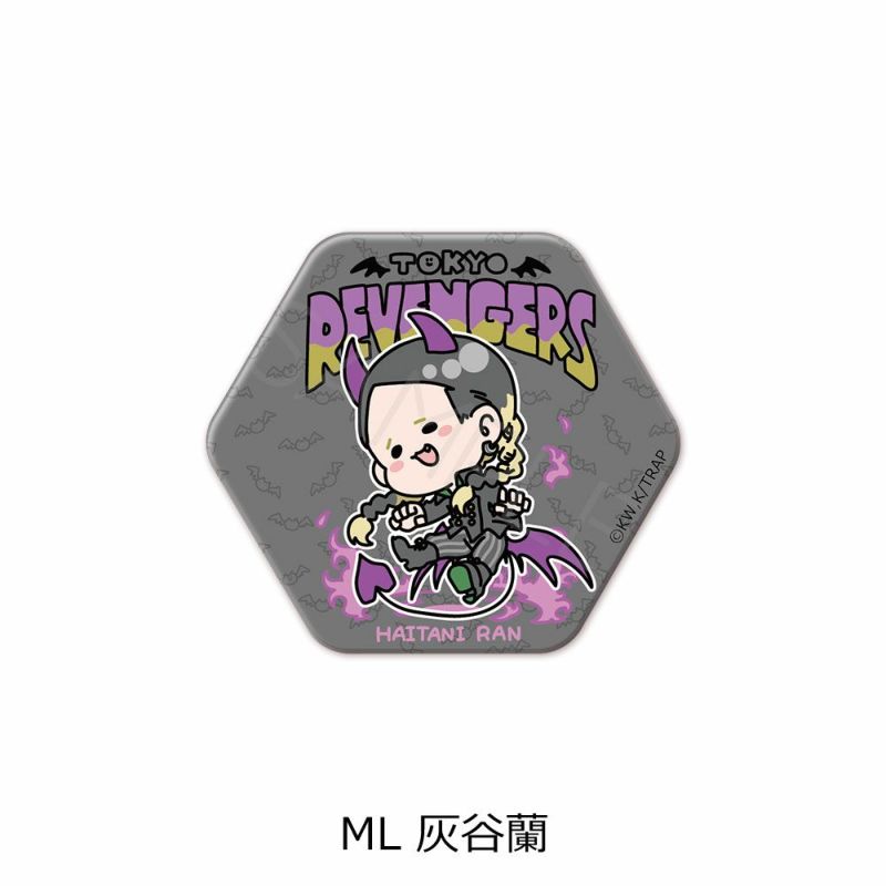 東京リベンジャーズ 百鬼夜行collection メタリック缶バッジ 灰