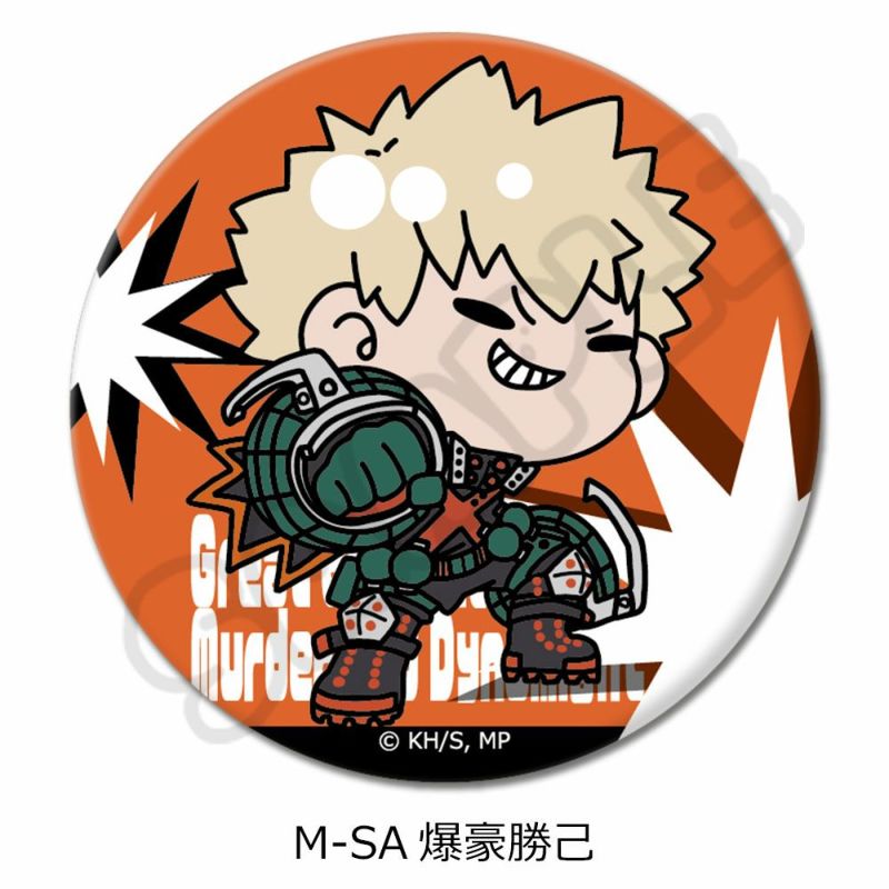 爆豪勝己 缶バッジ 全サ 僕のヒーローアカデミア』コレクション缶バッジ プチ