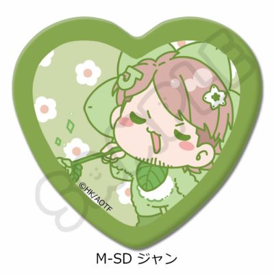 ハート型缶バッジ | ビビット