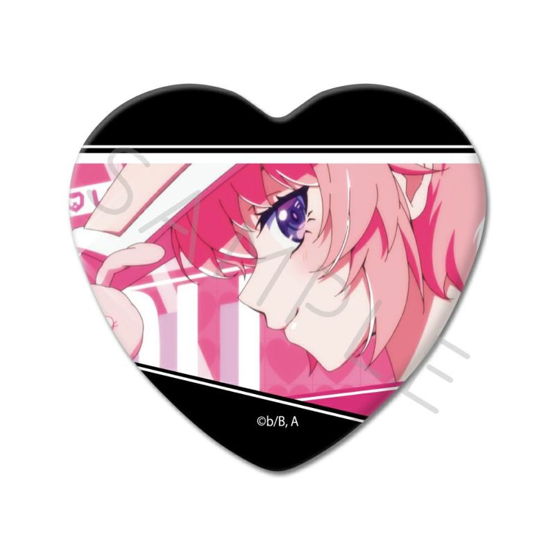 アニメ「TO BE HERO X」 ハート型缶バッジ 6. ロリ【予約