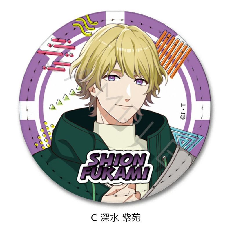 バーゲンで ライドカメンズ』 紫苑)【予約 (深水 C レザーバッジ（丸形) ピンズ・ピンバッジ・缶バッジ