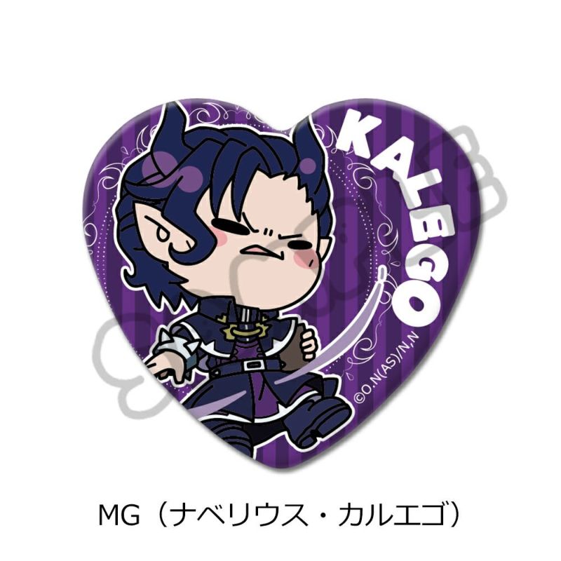 アニメ『魔入りました！入間くん』ハート型缶バッジ MG