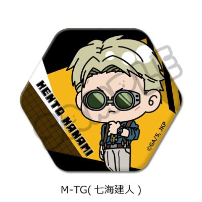 六角形缶バッジ | ビビット