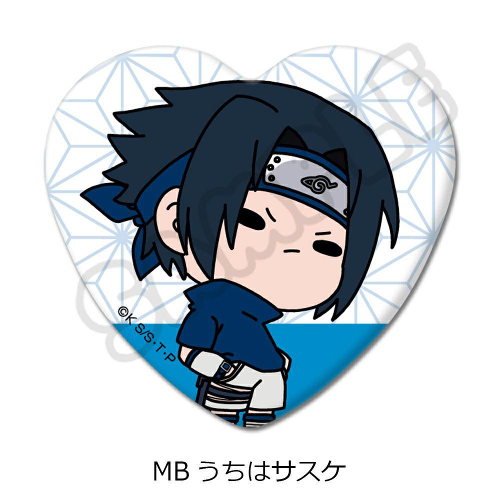 TVアニメ『NARUTO -ナルト- 』 ハート型缶バッジ | j-hobby Collection