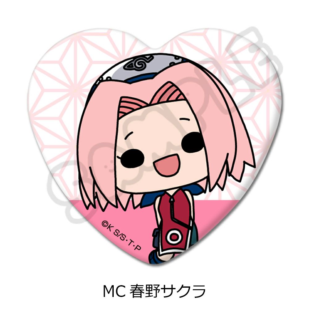 TVアニメ『NARUTO -ナルト- 』 ハート型缶バッジ | j-hobby Collection