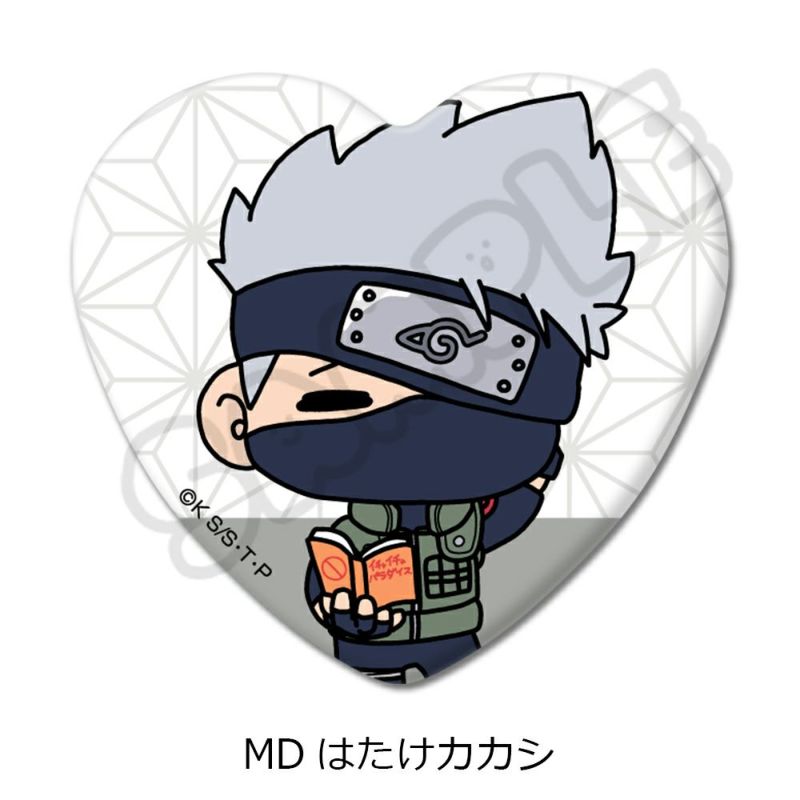 TVアニメ『NARUTO -ナルト- 』 ハート型缶バッジ | j-hobby Collection