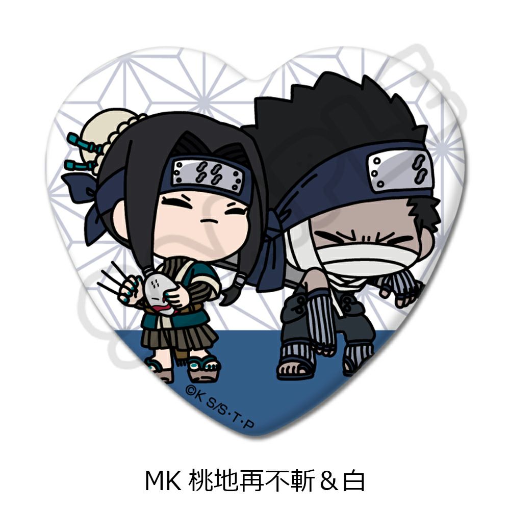 TVアニメ『NARUTO -ナルト- 』 ハート型缶バッジ | j-hobby Collection