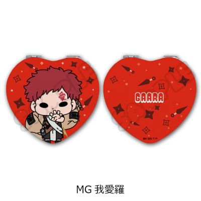 BORUTO　NARUTO 我愛羅 サンリオコラボ ハート型ホロバッジ(等身) BORUTO NARUTO 我愛羅 サンリオコラボ ハート型ホロバッジ(等身