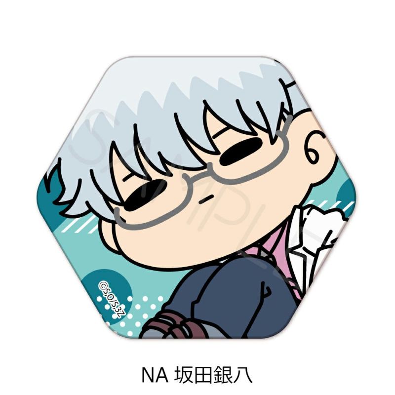 TVアニメ『3年Z組銀八先生』 六角形缶バッジ(mochochoシリーズ第2弾