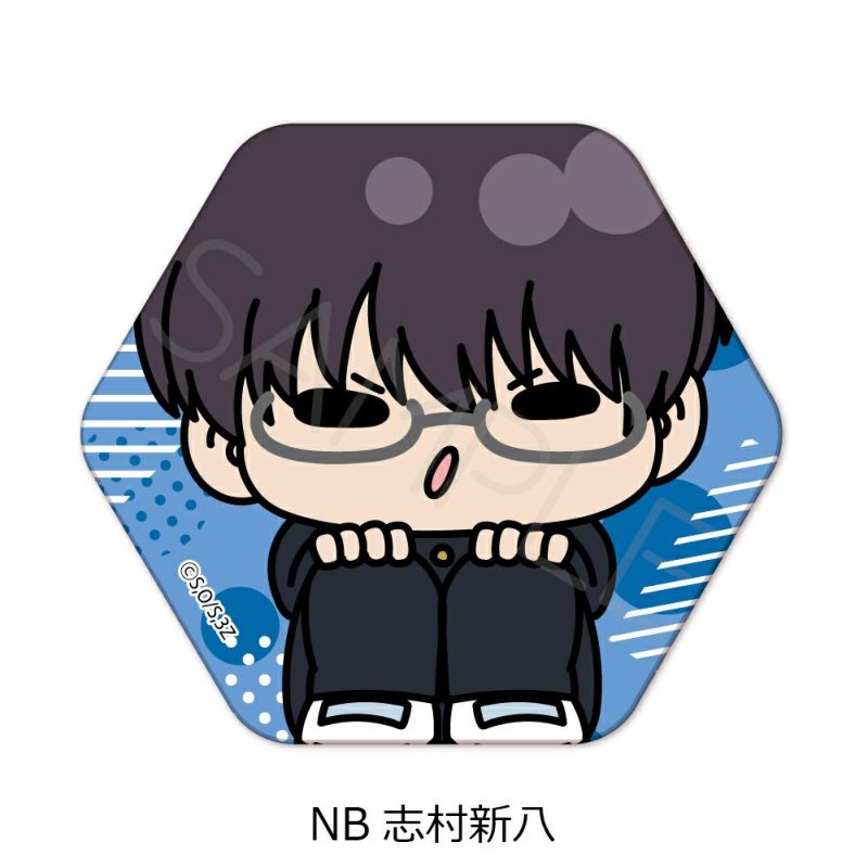 TVアニメ『3年Z組銀八先生』 六角形缶バッジ(mochochoシリーズ第2弾