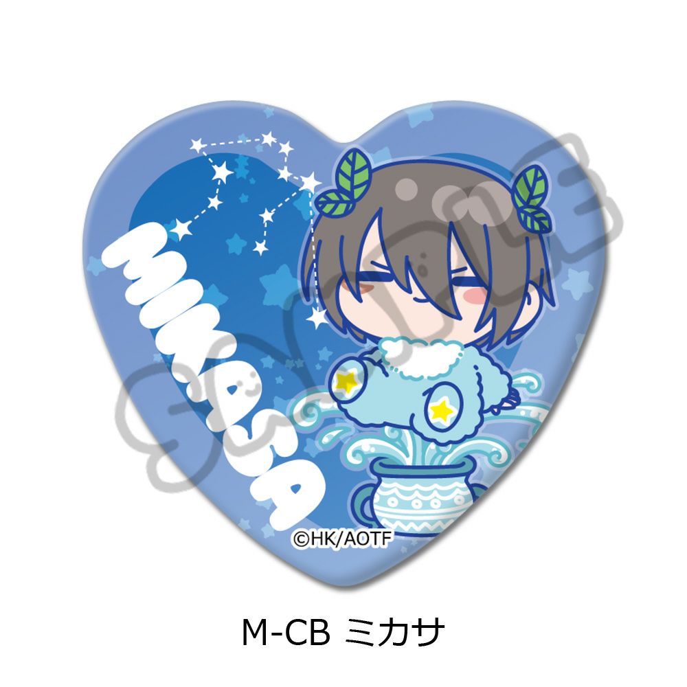 進撃の巨人 ミカサ ヘキサライド 缶バッジ スクールカースト 6点 進撃