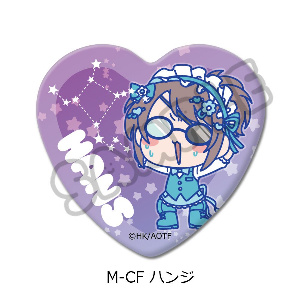 進撃の巨人　ハンジ　ハート型缶バッジ TVアニメ『進撃の巨人 The Final Season』第16弾 ハート型缶バッジ M